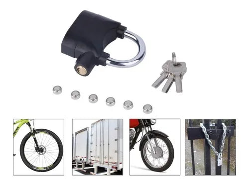 Candado con Alarma Multiusos 🔐❌