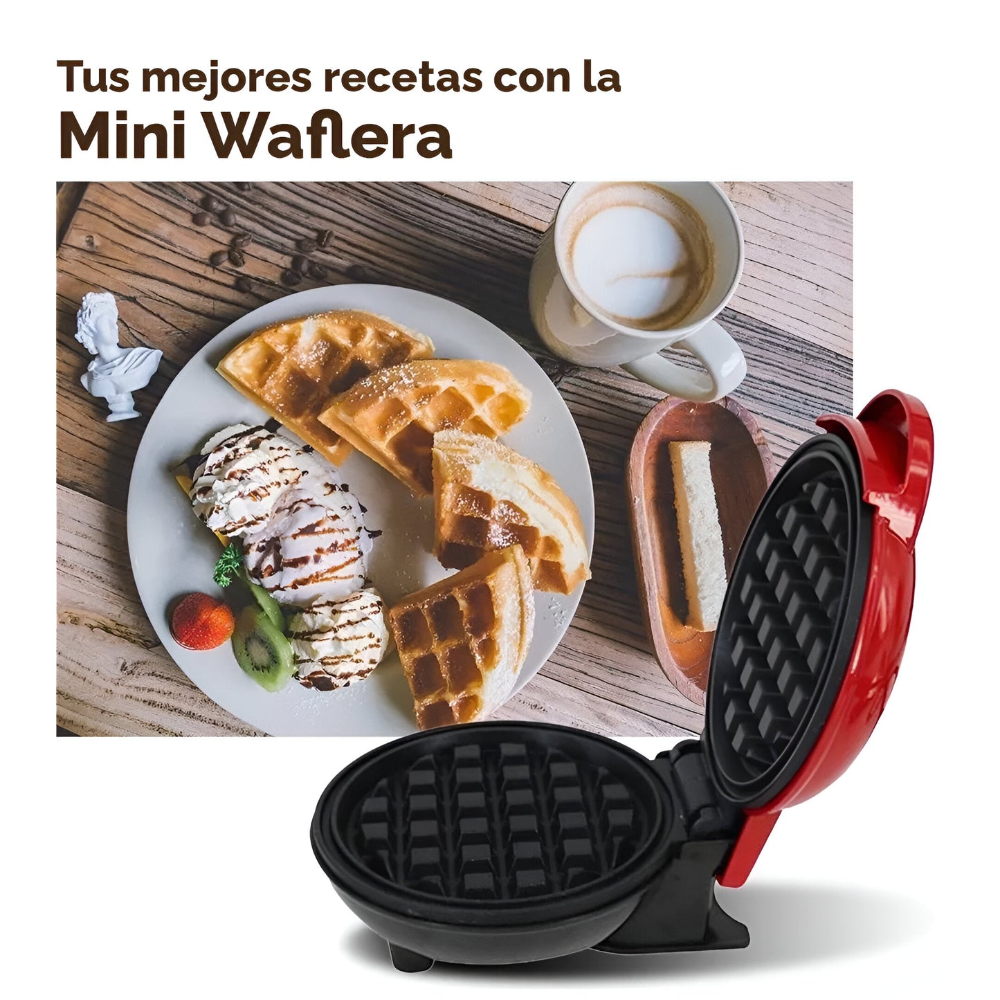 Mini Waflera Eléctrica🥞🤩